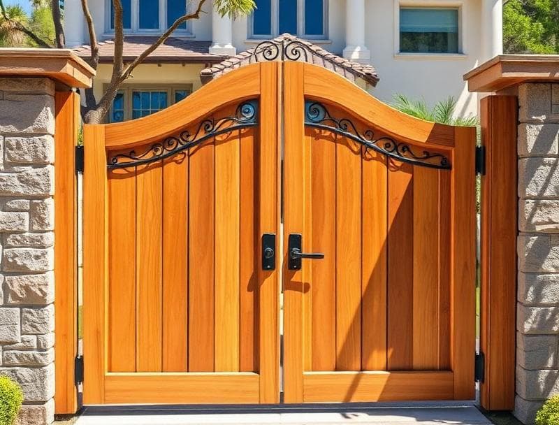 Custom gate installation in San Jose